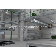 Automatic steel cable tray roll forming machinery